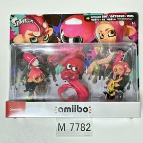 M7782 ●新品 箱いたみあり 未開封 即決●amiibo タコトリプルセット タコガール タコ タコボーイ アミーボ ●Splatoon / Girl Octopus Boy
