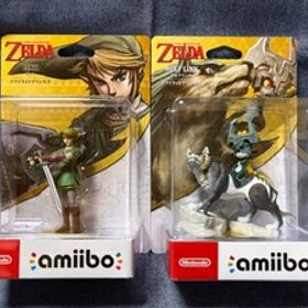 Switch☆amiibo リンク ウルフリンク トワイライトプリンセス ゼルダの伝説☆新品・未開封品・即決有