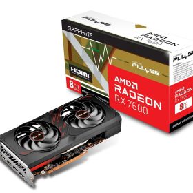 Synology SAPPHIRE SAPPHIRE PULSE Radeon RX 7600 GAMING 8GB GDDR6 [PCIExp 8GB]