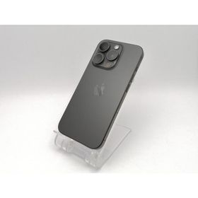 【中古】Apple 国内版 【SIMフリー】 iPhone 15 Pro 512GB ブラックチタニウム MTUH3J/A【ECセンター】保証期間１ヶ月【ランクB】