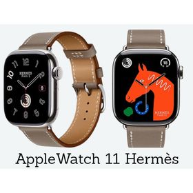 エルメス(HERMES)の【ほぼ未使用】Apple Watch Hermes Series 11 42㎜(腕時計)