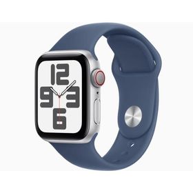 【安心！当社1ヶ月保証付き】【整備済品】Apple Watch SE 第2世代 GPS+Cellular 40mm MXGF3J/A シルバー/デニム S/M