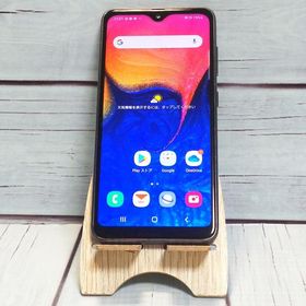 au Galaxy A20 SCV46 Black 本体 白ロム SIMロック解除済み SIMフリー C706971