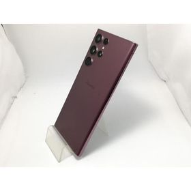 【中古】SAMSUNG docomo 【SIMフリー】 Galaxy S22 Ultra バーガンディ 12GB 256GB SC-52C【戸塚】保証期間１ヶ月【ランクC】