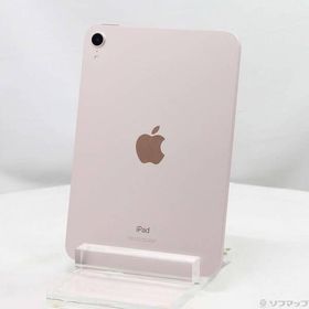 〔中古〕Apple(アップル) iPad mini 第6世代 64GB ピンク MLWL3J／A Wi-Fi〔295-ud〕