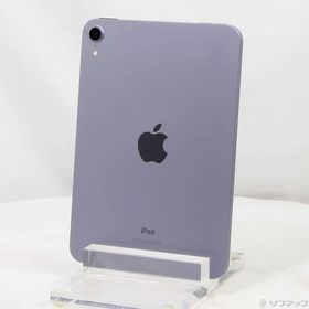 〔中古〕Apple(アップル) iPad mini 第6世代 256GB パープル MK7X3J／A Wi-Fi〔305-ud〕