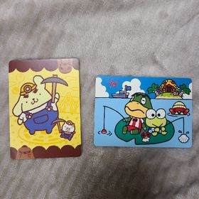 どうぶつの森 amiiboカード サンリオキャラクターズコラボ シール２枚(その他)