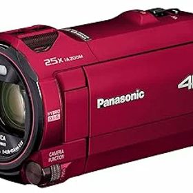【中古】パナソニック 4K ビデオカメラ VX992M 64GB 光学20倍ズーム アーバンレッド HC-VX992M-R
