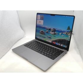 【中古】Apple MacBook Pro 14インチ M3(CPU:8C/GPU:10C) 8GB/512GB スペースグレイ MTL73J/A (14インチ,M3,2023)【浜松駅前】保証期間１ヶ月【ランクA】
