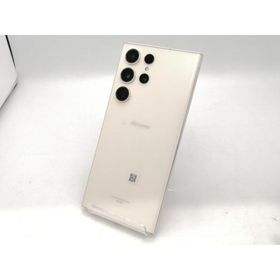 【中古】SAMSUNG docomo 【SIMフリー】 Galaxy S23 Ultra クリーム 12GB 256GB SC-52D【広島本通】保証期間１ヶ月【ランクC】