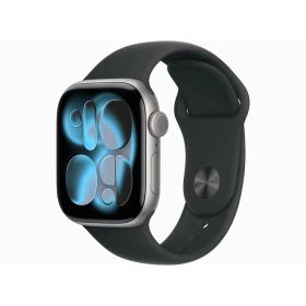 【新品】Apple Watch Series 11 GPSモデル 42mm MEQX4J/A スペースグレイ・ブラックスポーツ