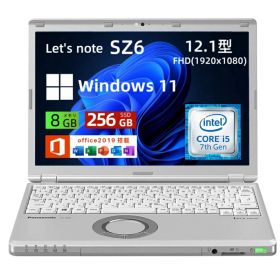 【クーポン配布中!まとめ買いがお得】【中古】 Panasonic超軽量Panasonic レッツノートLet's note CF-SZ6 第7世代 Intel Core i5-7200U／2.5GHz/メモリ8GB/256GB(SSD） Office 2019 付き 中古ノートパソコンノートPC 初期設定済 90日保証 軽量整備済み品/送料無料