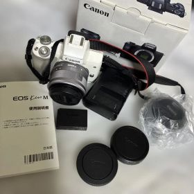 Canon EOS Kiss M ミラーレス一眼 セット ホワイト