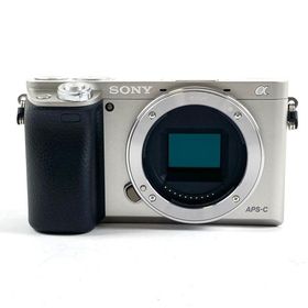 ソニー SONY α6000 ボディ ILCE-6000 S シルバー デジタル ミラーレス 一眼カメラ 中古