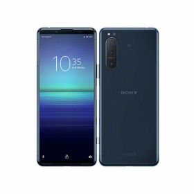 【中古】SONY Xperia 5 II A002SO ブルーSoftBank Aランク【日曜日以外即日発送】【送料無料】