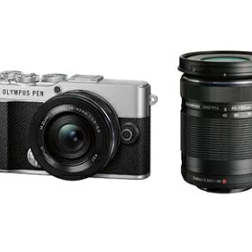 【中古】（新古品） OM SYSTEM/オリンパス PEN E-P7 EZダブルズームキット シルバー