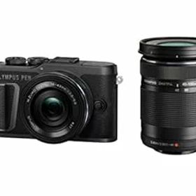 【中古】［非常に良い］OLYMPUS ミラーレス一眼カメラ PEN E-PL10 EZダブルズームキット ブラック