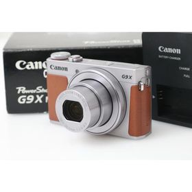 【全額返金保証】美品｜キヤノン PowerShot G9 X Mark II [シルバー] CA01-M6214-2P3