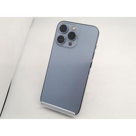 【中古】Apple SoftBank 【SIMフリー】 iPhone 13 Pro 128GB シエラブルー MLUK3J/A【広島本通】保証期間１ヶ月【ランクC】