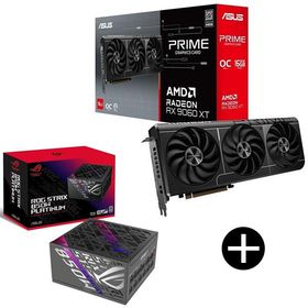 ASUS PRIME-RX9060XT-O16G PRIME グラフィックボード + ROG-STRIX-850P-GAMING 電源ユニット セット