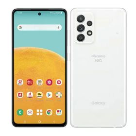 【SIMロック解除済】【ネットワーク利用制限−】docomo Galaxy A52 5G SC-53B Awesome White SAMSUNG 当社6ヶ月保証 未使用 イオシス