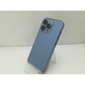【中古】Apple au 【SIMフリー】 iPhone 13 Pro 256GB シエラブルー MLUU3J/A【DS秋葉】保証期間1ヶ月【ランクC】