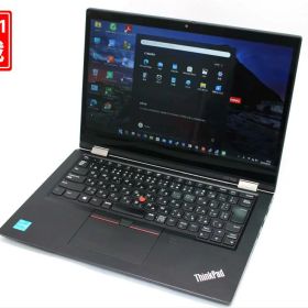 中古 フルHD タッチ 13.3インチ Lenovo ThinkPad L13 Yogo Gen2 Windows11 卓越性能 第11世代Core i3-1115G4 8GB 爆速NVMe式256GB-SSD カメラ 無線Wi-Fi6 Office付き Win11【中古ノートパソコン 中古パソコン 中古PC】送料無料 あす楽対応 （Windows10も対応可能 Win10）