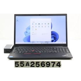 ノートパソコン Lenovo ThinkPad E15 Gen2 Core i5 1135G7 2.4GHz/8GB/256GB(SSD)/15.6W/FHD(1920x1080)/Win11 外装ヒビあり