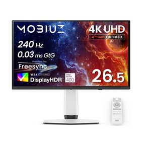 BENQ EX271UZ MOBIUZ/QD-OLED/0.03ms ［26.5型 / 4K(3840×2160) / ワイド / 240Hz］