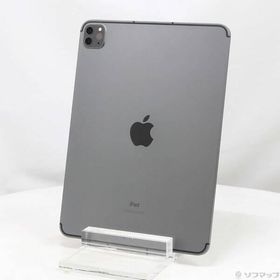 〔中古〕Apple(アップル) iPad Pro 11インチ 第3世代 128GB スペースグレイ MHW53J／A SoftBankロック解除SIMフリー〔198-ud〕