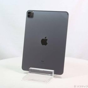〔中古〕Apple(アップル) iPad Pro 11インチ 第3世代 128GB スペースグレイ MHQR3J／A Wi-Fi〔377-ud〕