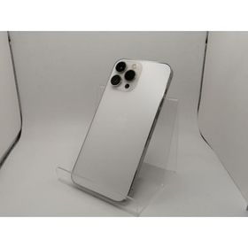 【中古】Apple au 【SIMフリー】 iPhone 13 Pro Max 256GB シルバー MLJ93J/A【DS秋葉】保証期間１ヶ月【ランクB】