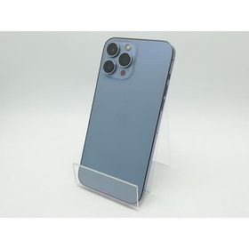 【中古】Apple au 【SIMフリー】 iPhone 13 Pro Max 128GB シエラブルー MLJ73J/A【柏】保証期間１週間【ランクC】