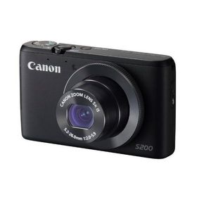 中古 １年保証 美品 Canon PowerShot S200 ブラック