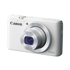 中古 １年保証 美品 Canon PowerShot S200 ホワイト