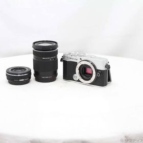 〔中古〕OLYMPUS(オリンパス) OLYMPUS PEN E-P7 EZダブルズームキット シルバー〔262-ud〕