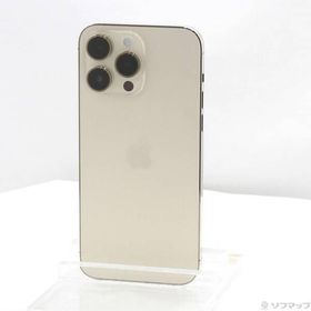 〔中古〕Apple(アップル) iPhone14 Pro Max 1TB ゴールド MQ9M3J／A SIMフリー〔196-ud〕