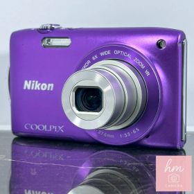 ◯Nikon COOLPIX S3300 ラベンダーパープル コンパクトデジタルカメラ 1602万画素 光学6倍ズーム 広角26mm NIKKORレンズ ニコン