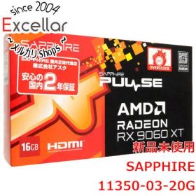 [bn:3] SAPPHIRE SAPPHIRE PULSE Radeon RX 9060 XT GAMING OC 16GB PCIExp 16GB 11350-03-20G