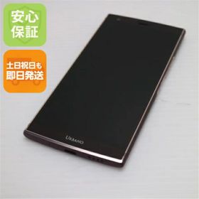 【中古】 美品 KYV45 URBANO V04 ボルドー スマホ 本体 白ロム 中古 土日祝発送OK