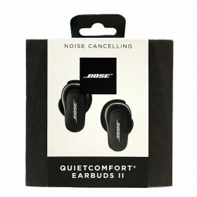 【未開封中古品】 ボーズ / BOSE QuietComfort Earbuds II QCEARBUDS2ELP BLK インナーイヤー型 / 完全ワイヤレス イヤホン 2022年 トリプルブラック 30021010