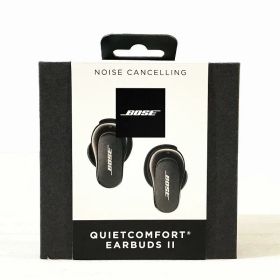 【未開封中古品】 ボーズ / BOSE QuietComfort Earbuds II QCEARBUDS2ELP BLK インナーイヤー型 / 完全ワイヤレス イヤホン 2022年 トリプルブラック 30021009