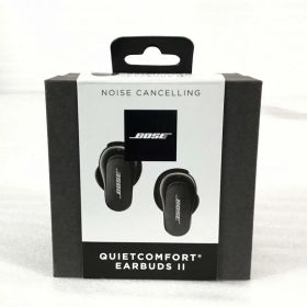 【未開封中古品】 ボーズ / BOSE QuietComfort Earbuds II QCEARBUDS2ELP BLK インナーイヤー型 / 完全ワイヤレス イヤホン 2022年 トリプルブラック 30021022
