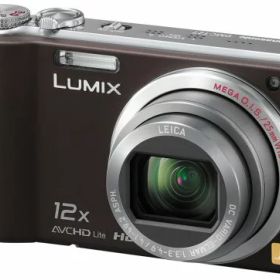 【中古】パナソニック デジタルカメラ LUMIX (ルミックス) TZ7 ブラウン DMC-TZ7-T