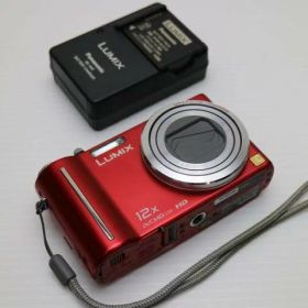 【中古】【非常に良い】パナソニック デジタルカメラ LUMIX1010万画素 光学12倍ズーム(レッド)DMCTZ7R DMC-TZ7-R