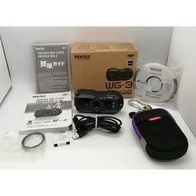 ★良品/付属品多数★PENTAX ペンタックス WG-3 デジカメ ブラック(コンパクトデジタルカメラ)