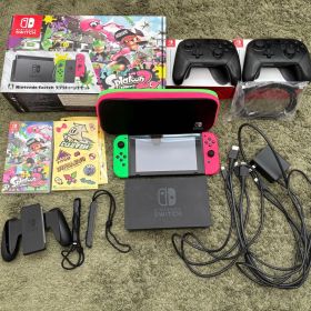 Nintendo Switch スプラトゥーン2セット本体＋周辺機器 ジャンク品