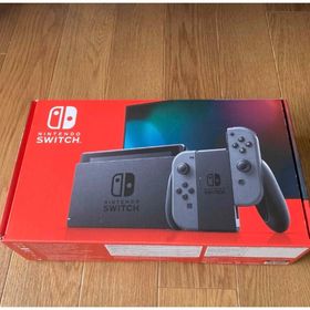 ニンテンドースイッチ(Nintendo Switch)のNintendo Switch本体、ブラック グレー(家庭用ゲーム機本体)