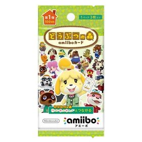 どうぶつの森amiiboカード 第1弾【1パック(3枚入り)】