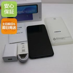 新品同様 Redmi Note 9T A001XM ナイトフォールブラック 白ロム 本体 即日発送 土日祝発送OK あすつく 01000